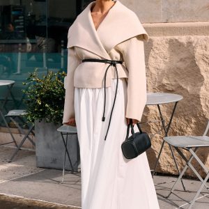 OFF WHITE MIDI SKIRT